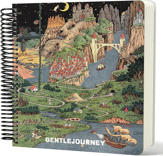 Hardcover Sketchbook,7.2"x8.3"Spiral Bound Drawing Pad,Mirroring World | 150gsm(92lb)Acid-Free Thick Paper,Blank Art Journal for Adults,Artists&Beginners,Ideal for Sketching,Doodling and Mixed Media