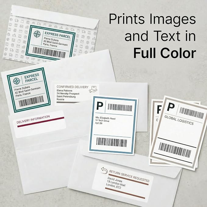 3.5" X 5" Matte White Printable Shipping Labels (250 Sheets, 1000 Stickers) Mailing and Address Labels, Product Packaging Stickers for Laser & Inkjet Printers - Spartan Industrial Template R016
