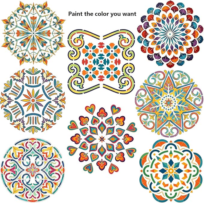 50 Pcs Dotting Tools Ball Styluses Dotting Tools Set Rock Painting,Coloring,Drawing,Drafting,Pottery Clay Modeling Embossing Nail Art for Mandala Dotting with Stencils Tool Set Art Craft Supplies Kits