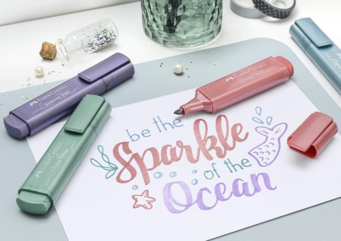 Faber-Castell 154678 – Highlighter TL 46, Metallic Violet, 1 Piece