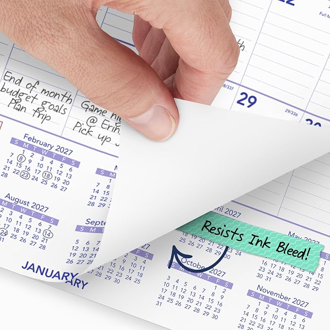 AT-A-GLANCE 2027 Wall Calendar, Monthly, 12" x 17" Planner, Ruled Daily Blocks (PM22827)