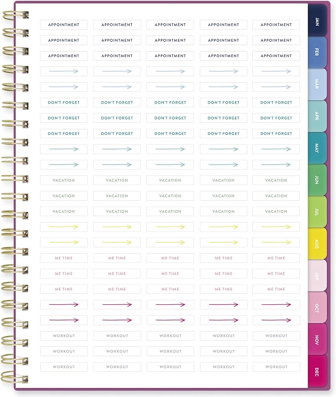 AT-A-GLANCE 2027 Planner, Simplified by Emily Ley, Weekly & Monthly, 8.5" x 11", Nostalgia Pink (EL60-905-27)