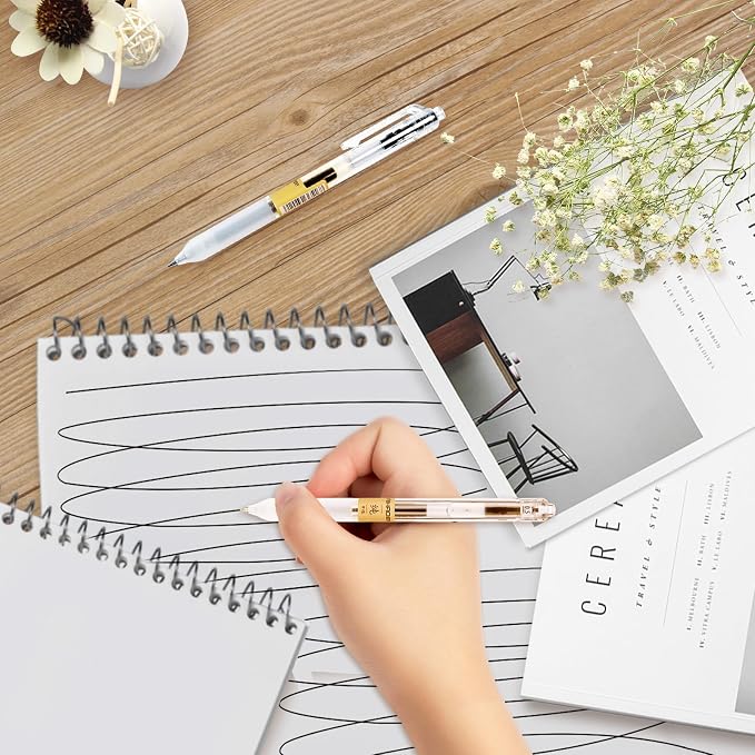 12 Pcs, Gel Pens 0.5mm, Retractable Pens, Black Pens 0.5 Fine Point, Style of Japanese Gel Pen, Retractable Gel Pens for Asian Korean Japan Office School Supplies | Style of Japanese Gel Pen, Retractable Gel Pens for Asian Korean Japan Office School Su...