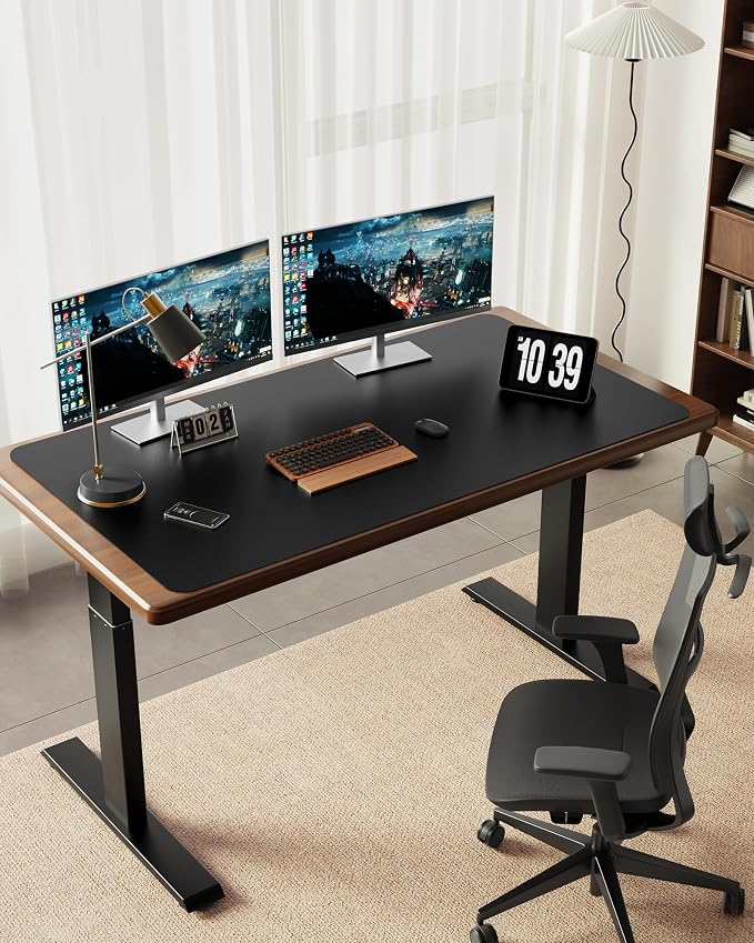 YSAGi 35.4" x 17" Large PU Leather Desk Mat for Keyboard and Mouse - Waterproof Non-Slip Desk Pad Protector for Office, Home, Writing Desk, Black