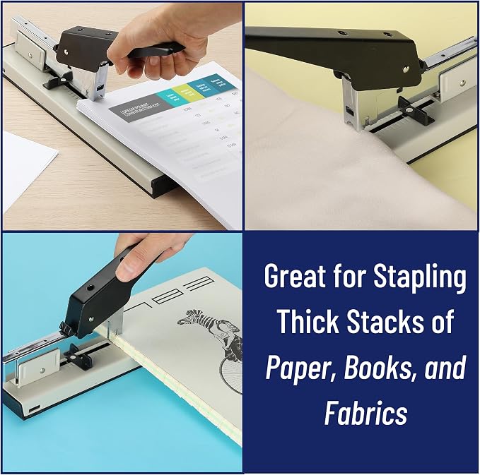 Mr. Pen- Heavy Duty Staples Office Supply, 10000 pcs Staples for Stapler | 100 Sheet High Staple, 1/2 inch Length, Office Staple, Galvanized Rust-Resistant for School, Home, Documents