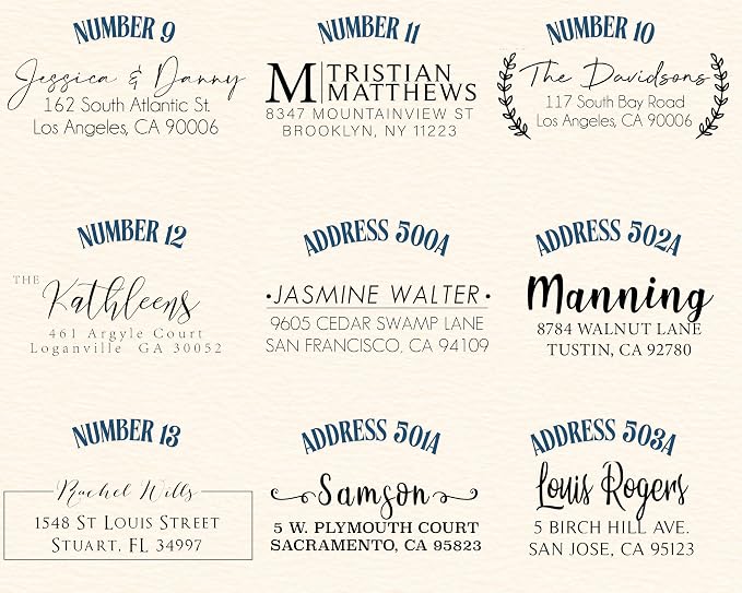 Personalized Return Address Labels - Custom Address Stickers on Rolls (250-500 Labels) (Modern)