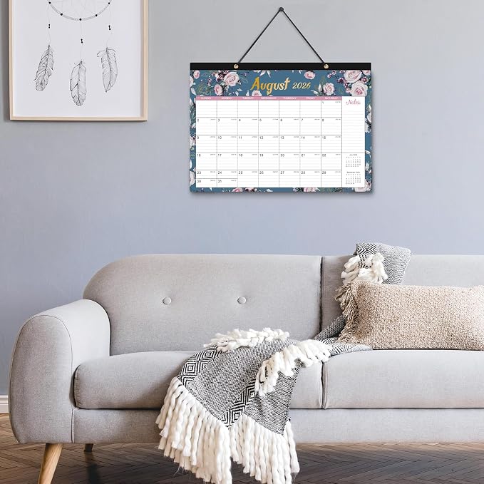 2026 Desk Calendar - Jan 2026 - Dec 2026, 12 Months Large 2026 Desk Calendar, 17" x 12", Desk Pad, Large Ruled Blocks, to-do List & Notes, Best Desk/Wall Calendar for Planning or Organizing