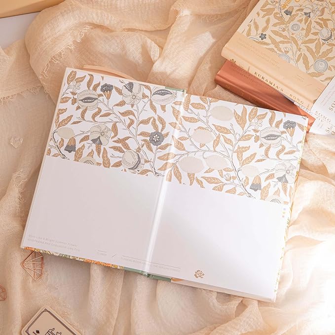 TIEFOSSI Aesthetic Lined Journal Notebook for Women Writing | A5 College Ruled Hardcover Notebook,100gsm 224 Pages-Thick Travel journals for writing ,for Work Organization, Note Taking