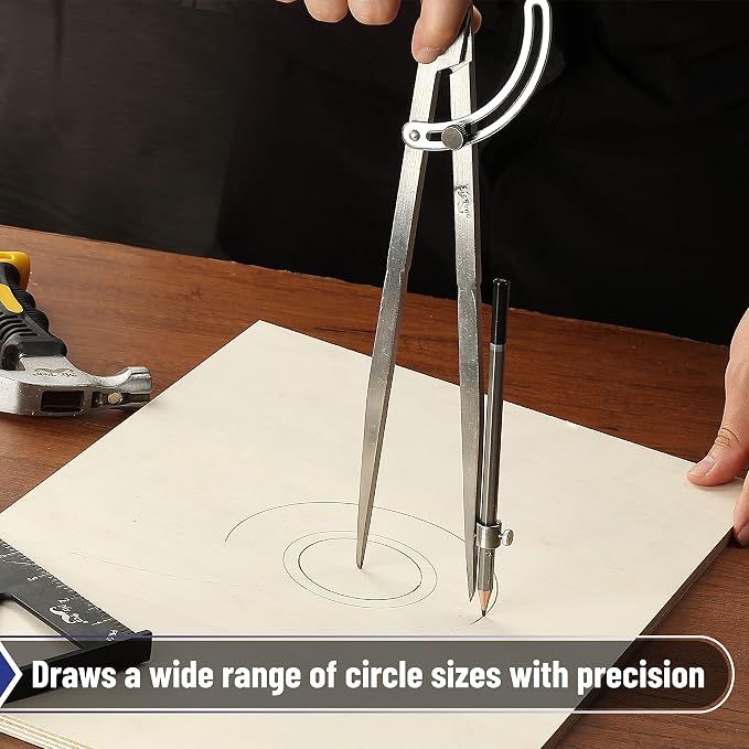 Mr. Pen- Professional Compass for Woodworking, Compass with Wing