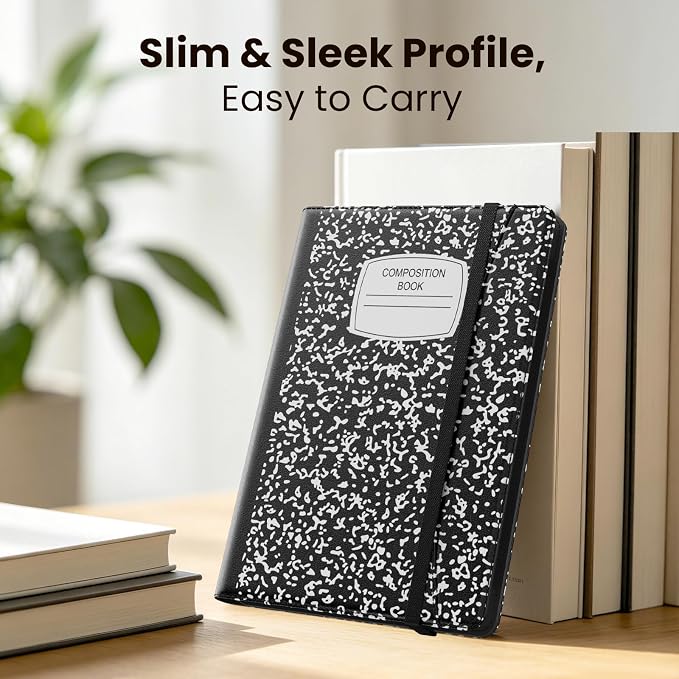 MoKo for Universal 11 inch Android Tablet Case with Pen Holder, Celadon | Fits All 9.6-11 inch Tablets, Slim 360 Degree Rotating Cover, Multi-Angle Stand, Front Pocket, No fit iPad/NO back opening