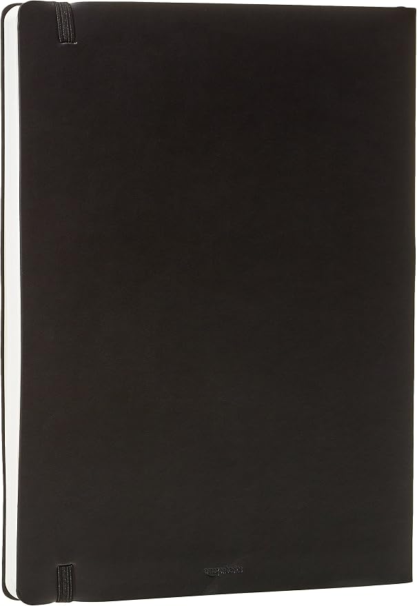 Amazon Basics(6 Months)Undated Planner - 8.5 Inch x 11 Inch, Soft Cover