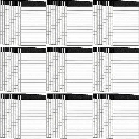PerKoop 100 Pack Small Note Pads 3 x 5 Inch Lined Notepad Mini Memo Legal Pads with 30 Sheets Refills for Taking Notes Office School Supplies