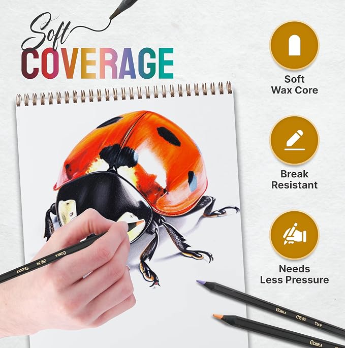 Black Widow Colored Pencils For Adults Perfect For Coloring Books