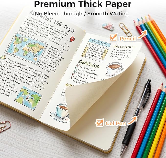 Koogel 40PCS Pocket Notebooks, Mini Blank Notebooks 3.5 x 5.5 Inch Notepads Journals 20 Colors for Students School Supplies Office