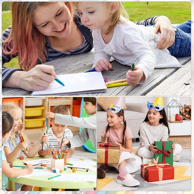 4 Pack Sketch Book, 9 x 12 Inch Sketchbook, 68lb/100gsm Top Spiral Bound Sketch Pad, Acid Free Art Supplies Drawing Painting Sketching Paper for Kids, Adults, Beginners, Artists (30 Sheets Each) | 100gsm/68lb paper, hardcover backboard, lay-flat top sp...