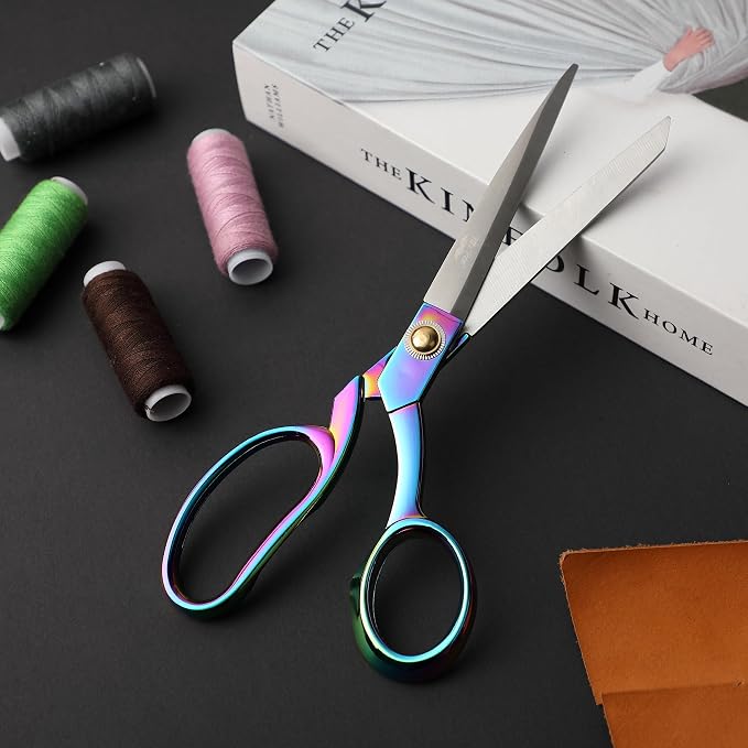 Mr. Pen- Premium Tailor Scissors, 8-Inch | Heavy Duty Carbon Steel Sewing & Fabric Scissors, Tailor Shears, Ultra-Sharp for Smooth Cutting