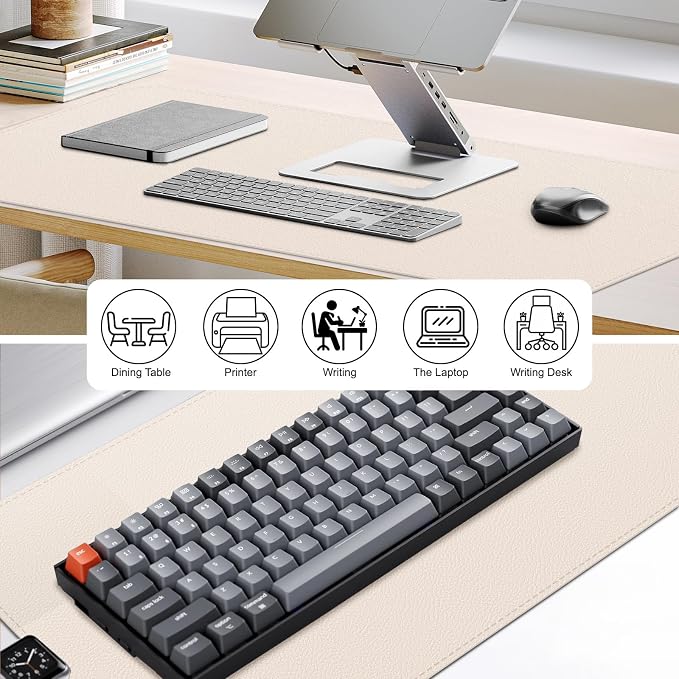 Desk Pad, Desk Matt for Desktop, Keyboard Mats for Desk, Large Desk Mat | Cork Desk Mat, Mouse Pads for Desk, Desk Pad Mat, Large Mouse Pad for Desk, Keyboard Mat, Computer Mats for Desktop