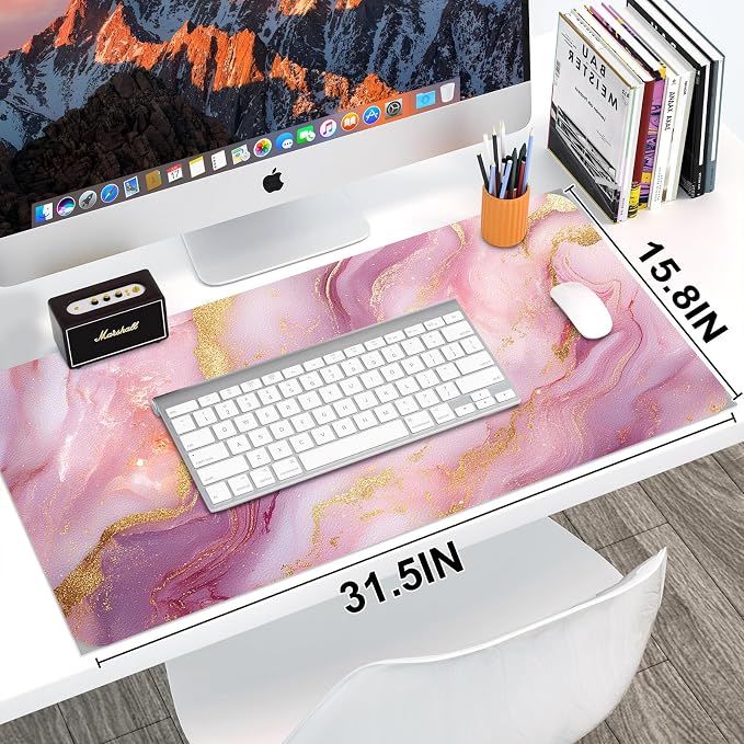 Desk Pad, Desk Matt for Desktop, Keyboard Mats for Desk, Large Desk Mat | Cork Desk Mat, Mouse Pads for Desk, Desk Pad Mat, Large Mouse Pad for Desk, Keyboard Mat, Computer Mats for Desktop