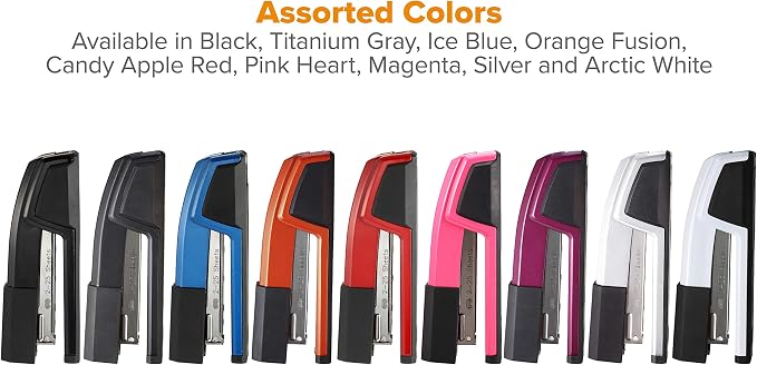 Bostitch Office Epic Metal 3 in 1 Stapler, 25 Sheet Capacity, Includes 210 Staples in Staple Storage Compartment & Integrated Remover,
