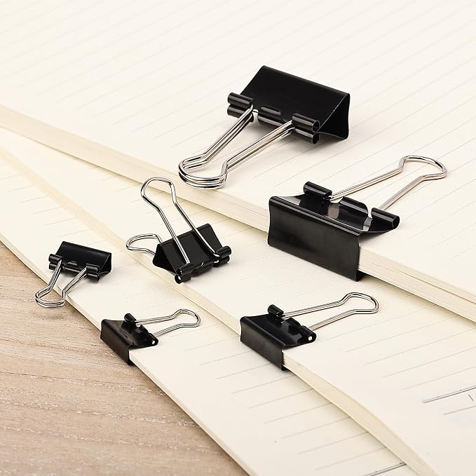 Mr. Pen- Assorted Binder Clips, Paper Clips, Rubber Bands