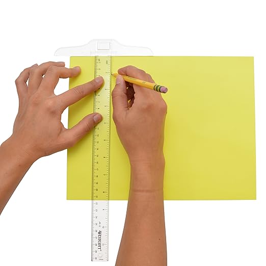 Westcott ‎JR-12 Small Plastic T-Square for Drawing, DIY, Crafts, 12In/30cm (Pack of 2)