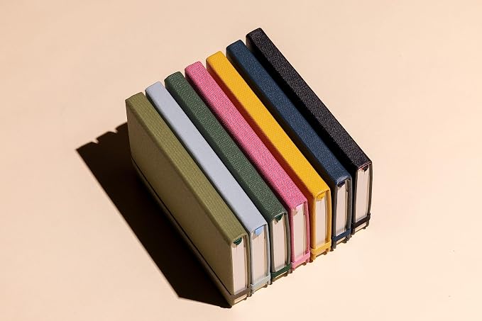 ANECDOTE. Small Journal Notebook for Men & Women, 192 Pages | Thick 80 GSM Lined Paper| Hardcover (5.5"x3.5" Pocket Size) | Daily Journaling Diary for Work, Travel, School & Office Use (Mustard)