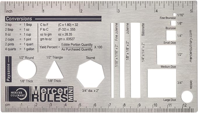 Mercer Culinary Mercer Rules Culinary Ruler, Mini