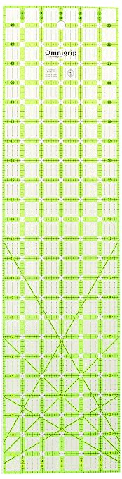 Omnigrip 6" x 24" Non-Slip Rectangle Quilting Ruler by Omnigrid | By Omnigrid, Sewing and Quilting Supplies