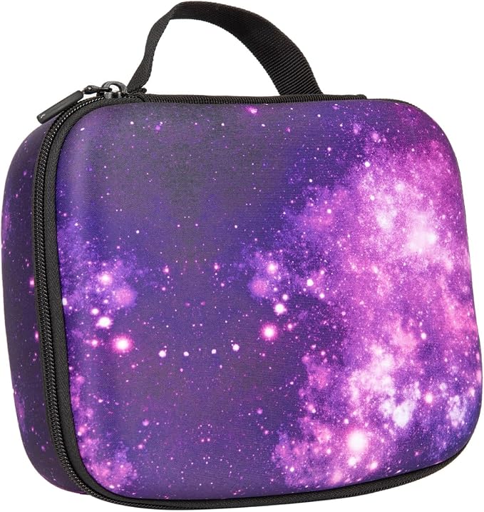 ZIPIT Jumbo Pencil Case for Girls, Cute Large Capacity Pencil Box, Purple