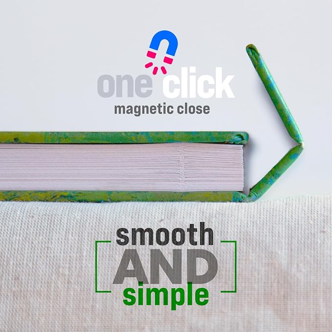 Watercolor Paper Pad — Magnetic Hardcover — 100% Cotton Watercolor Paper, Cold Press 200 GSM — 40 Acid-Free Sheets — Lay-Flat Watercolor Sketchbook — Art Supplies — KIROSKETCH (Kiss 8,5x7,7 in)