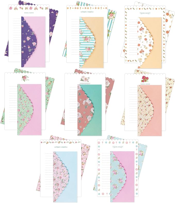 Mr. Pen- Stationery Writing Paper Set with Envelopes, 7.5" x 10.2" | 32 Letter Sheets & 16 Envelopes, Smooth Printable Letter Paper for Handwritten Notes, Personal Letters, Invitations
