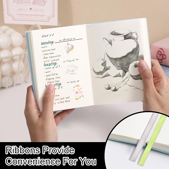 Thick Blank Journal Notebook 400Pages Sketch Book Blank Journal Unlined No Lines Soft Leather Cover A6 (3.9 × 5.5) Journal Leather Notepad Drawing Book Memo Writing Sketch Pad Diary Notebook