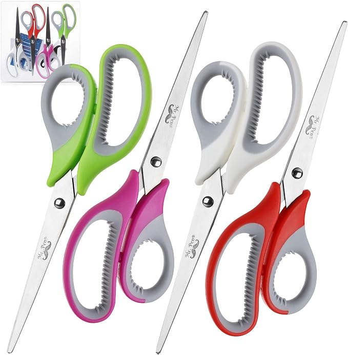 Mr. Pen- Multipurpose Scissors, 8 inch, Pack of 4, Scissor