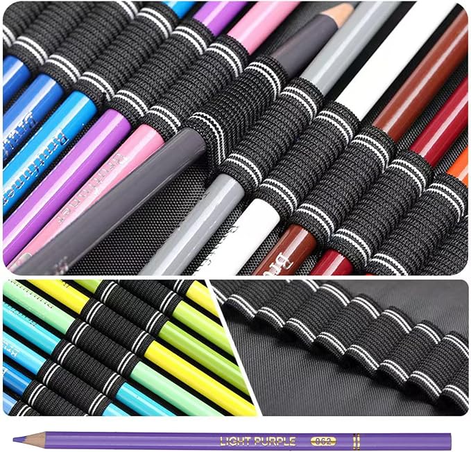 Purple Colored Pencils,Oil Based Wooden Colored Pencil Set for Adults Coloring Books Drawing Sketching Art Supplies 24 Color