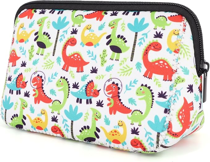 Cosmetic Bag Waterproof Neoprene Zipper Pouch Travel Portable Toiletry Makeup Bags Organizer Case for Women and Girls