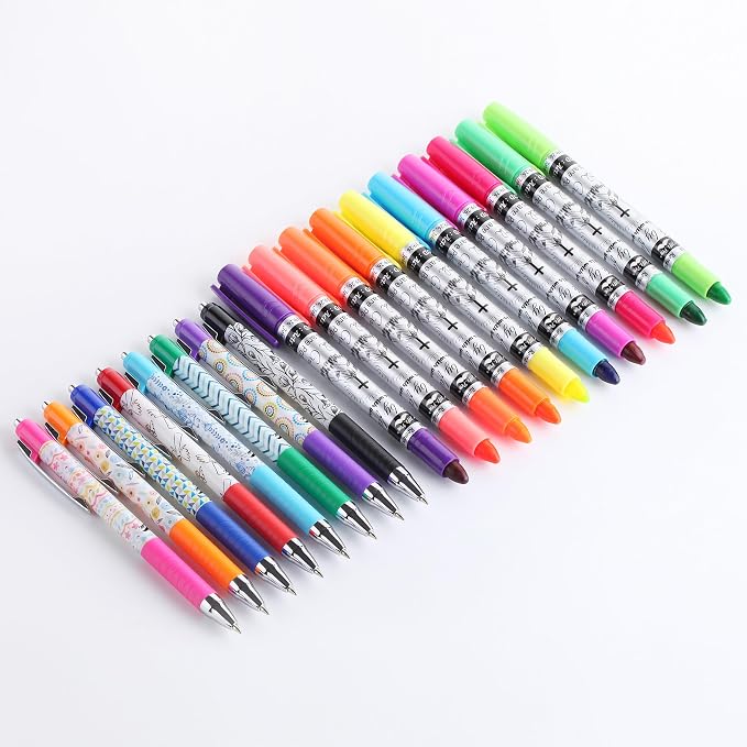 Mr. Pen- Bible Journaling Kit, 18 Pack - 10 Gel Highlighters | 8 No Bleed Pens, Bible Pens and Highlighters