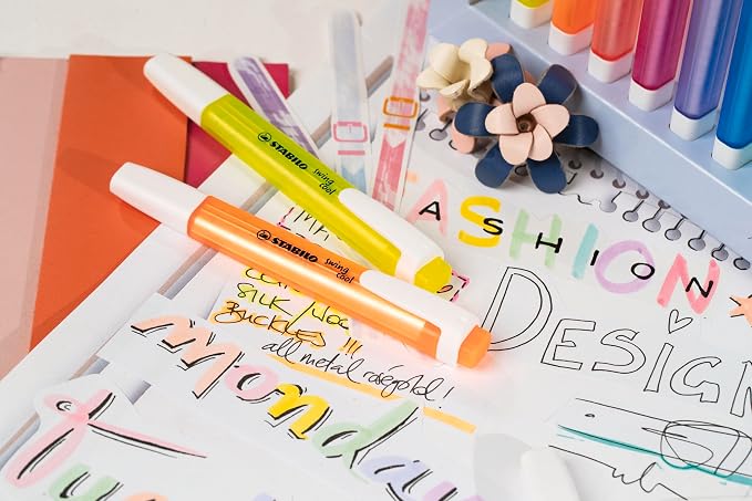 STABILO - swing cool - Highlighter - Pack of 8 - Assorted colors