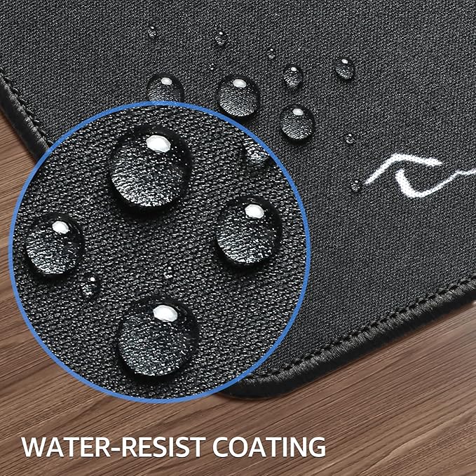 KTRIO Large Gaming Mouse Pad, Desk Mat, 31.5 x 15.7 in, Kanagawa Wave, XXL | Smooth Micro-Weave Surface, Artistic Pattern Design, Non-Slip Rubber Base, Durable Stitched Edges, Office & Home Use