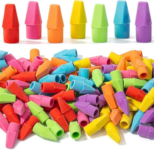Mr. Pen- Pencil Erasers Toppers, 120 Pack, Colorful, Latex Free, No Smudge | Mr Pen Erasers for Pencils