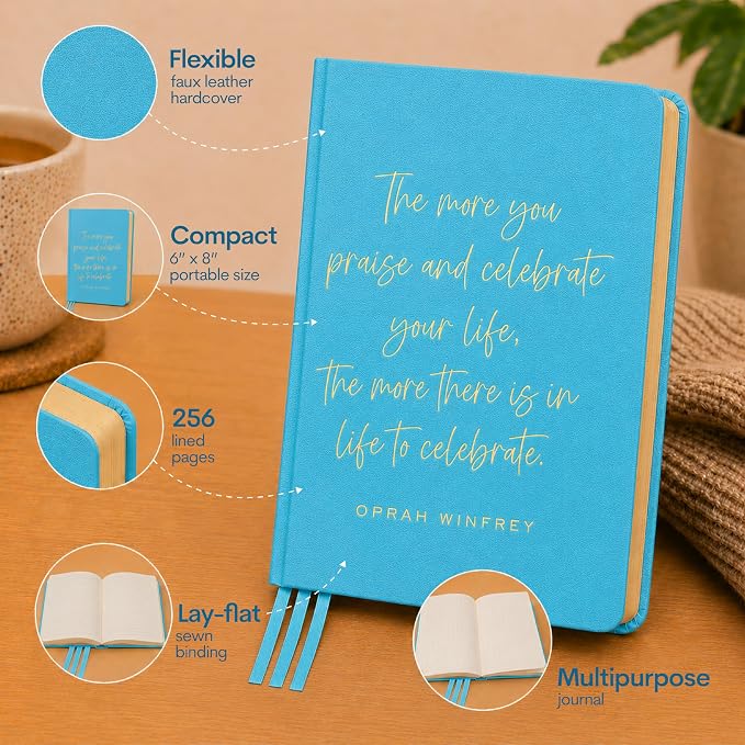 WORLD TRAVELER Eccolo A5 Hardbound Journal Notebook 256 Ivory Lined Pages | Sturdy Flexible Hardcover, 80GSM Acid-Free Ivory Pages, Smyth-Sewn Lay-Flat Binding, Ribbon Bookmark