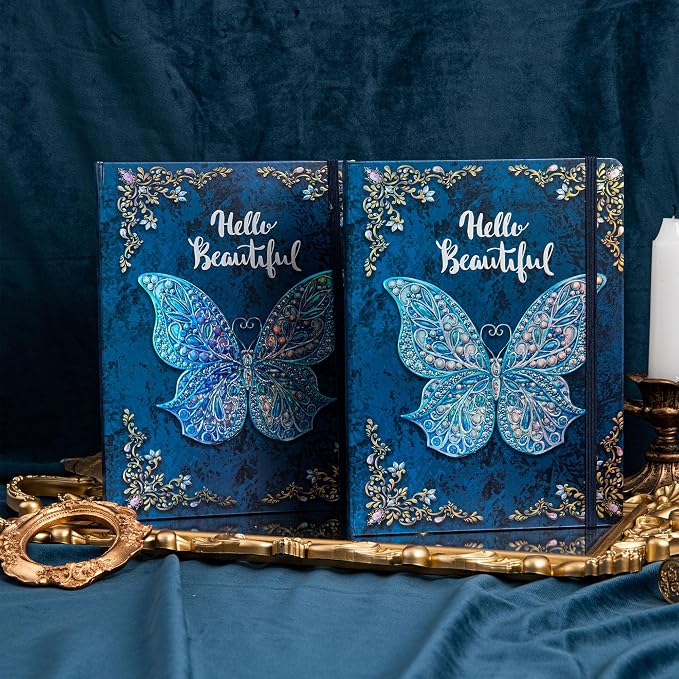 B5 Hardcover Journal for Women & Men -Butterfly Aesthetic Lined Notebook | Lined Notebook for Writing Drawing, journal for Girls Boys, Great for Writing, Drawing, Notes, Daily Thoughts (9" x 6.9")