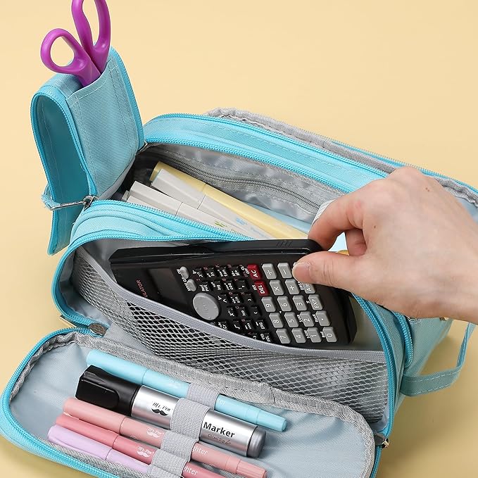 Mr. Pen- Large Capacity Pencil Case, Big Capacity Pencil Case | Big Pencil Pouch, Pencil Bag, Pen Case, Pen Pouch, Pen Bag, Pencil Pouches, Pencil Bags, Big Pencil Case, Large Pencil Case