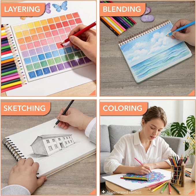 Mr. Pen- Colored Pencils for Kids, 12 Colors/Set, 36 Sets, Soft Core Pre-Sharpened Color Pencils Bulk for Adult Coloring Book, Drawing, Sketching, Teacher Supplies, Classroom Prizes, Kids Party Favors