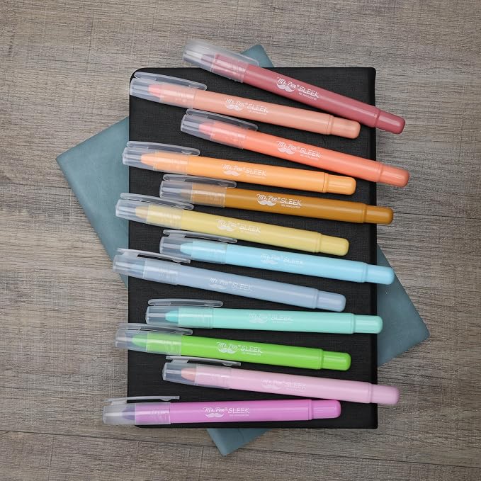Mr. Pen- Gel Highlighter, 12 Pack, Assorted Colors | Bible Highlighters No Bleed, No Bleed Highlighters, Bible Highlighter