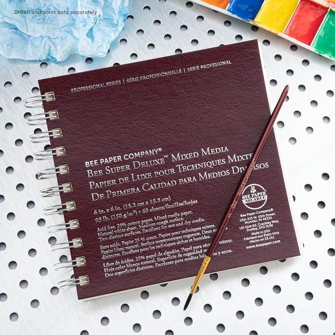 Bee Paper - 14"x 17" Super Deluxe Mixed Media Sketching Pad, 50 Sheets