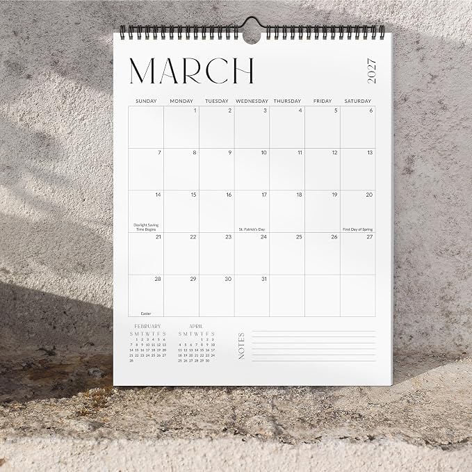 Beautiful 2026-2027 Wall Calendar - Runs from June 2026 until December 2027 - Large 14.5" x 11.5" Office Wall Calendar for Easy Organizing