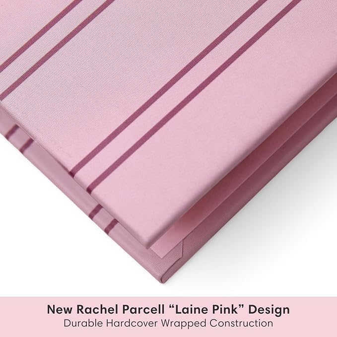 Blue Sky Rachel Parcell 2026-2027 Daily and Monthly Academic Year Planner Calendar, July 2026 - June 2027, 7" x 9", Laminated Cover, Wirebound, Laminated Tabs, Storage Pocket, Includes Stickers, Laine Pink