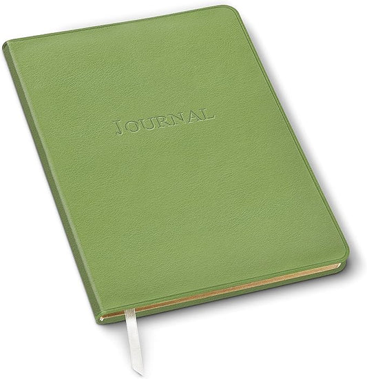 Gallery Leather Journal Notebook - 192 Pages, Softcover, For Men and Women, For Writing, Work & Travel, Handcrafted - Camden Kiwi - 9.75 x 7.5, Large Lined