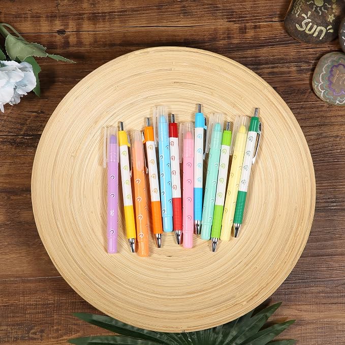 Mr. Pen- Bible Highlighters and Pens No Bleed, 12 Pack | Colorful Ink Pens for Highlighting, Bullet Journaling, Note-Taking, Summarizing, Bible Study, Planning, School and Office Use
