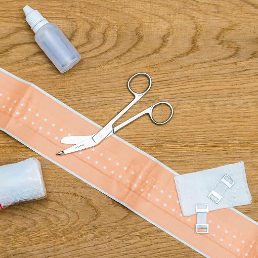 Utopia Care Bandage Scissors, 5.5 Inch Stainless Steel Shears for First Aid and Professional Use – Silver (Pack of 2)